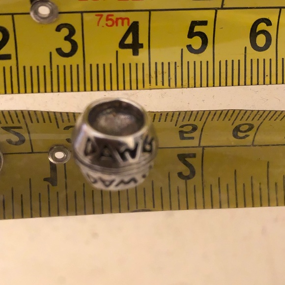 Sterling silver “Dawg” dog bowl pendant - Picture 2 of 3